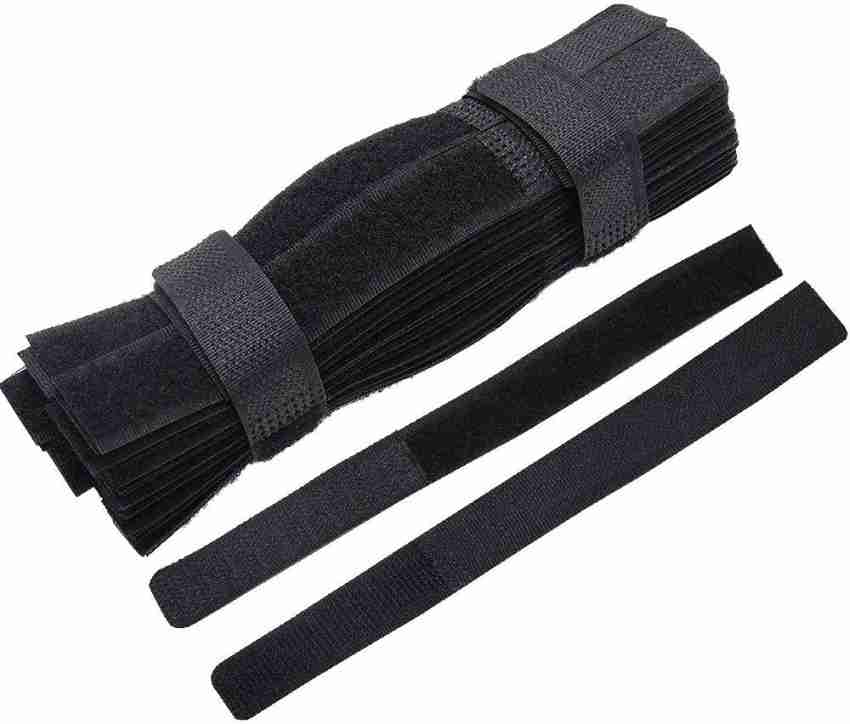 RPI SHOP - 80 Pcs Reusable Cable Ties , 6 Inch (150mm), Double Sided Hook & Loop  Wire Ties Nylon Releasable Cable Tie Price in India - Buy RPI SHOP - 80