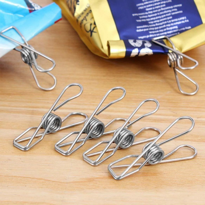 Stainless Steel Multipurpose Cloth Clips Stainless Steel Cloth Clips 72 pcs  clothing clip steel