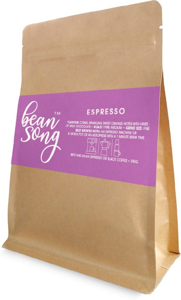 BEAN SONG Espresso Coffee Powder (250 g), Citrus Flavour with Hints of Milk  Chocolate, Roast & Ground Coffee Price in India - Buy BEAN SONG Espresso  Coffee Powder (250 g)