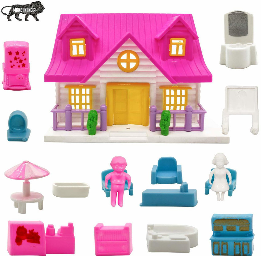mehrasons Small Doll House Set Building Toys Small Doll House