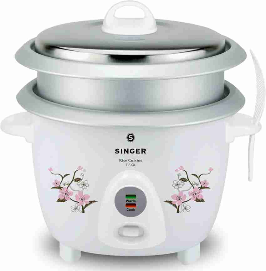 Singer Rice Cuisine 1.8 OL Electric Rice Cooker with Steaming