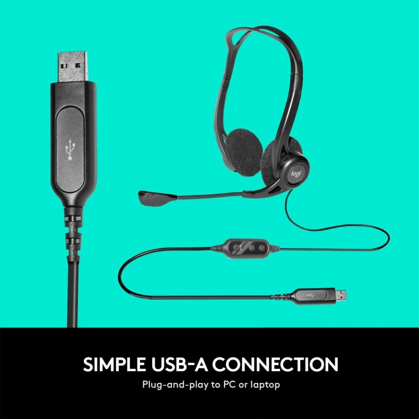 Logitech h370 usb computer headset sale