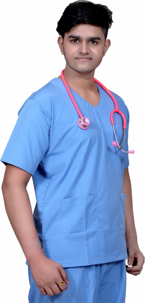Satyam Dresses Sky Blue Doctor Scrub Suit Size 34 / SX Pant, Shirt Hospital  Scrub Price in India - Buy Satyam Dresses Sky Blue Doctor Scrub Suit Size  34 / SX Pant