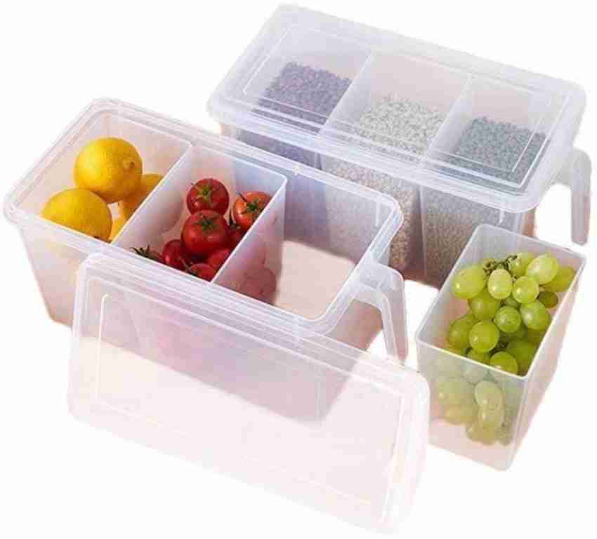 8pcs Refrigerator Organizer Bins, Multi-dimension Mini Fridge Organizer,  Fridge Organizer And Storage, 4 Sizes Fruit Container For Refrigerator With  L
