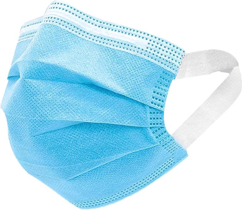Jo Pharma 3ply Surgical Comfort Face Mask with Most Comfortable Broad  Elastic Ear Loop & with Nose pin 3 Layered Protection with Melt Blown Use  and Throw Mask, Disposable Mask