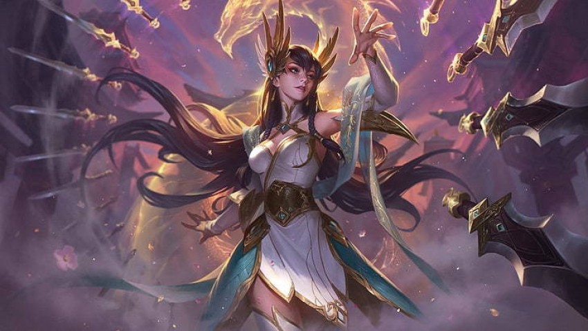 Irelia League Of Legends (Video Game) Poster Paper Print - Gaming