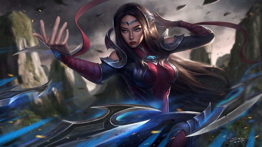 Irelia League Of Legends (Video Game) Poster Paper Print - Gaming