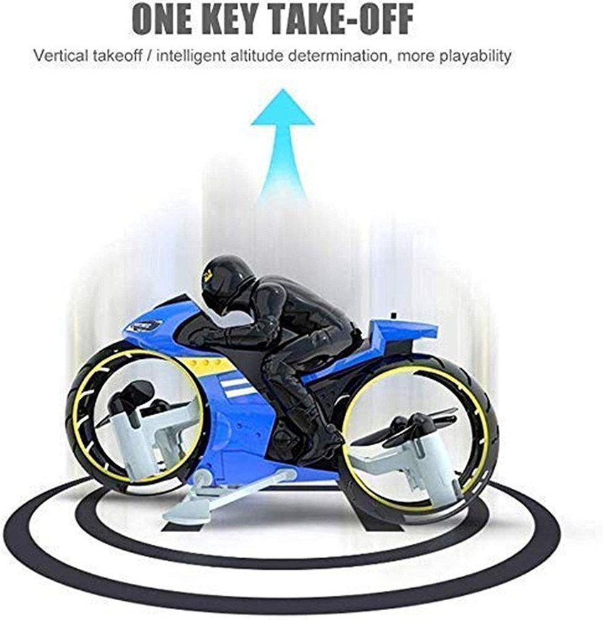 OFERTA RC Flying Bike Motorcycle Drone Toy Remote Control Drone