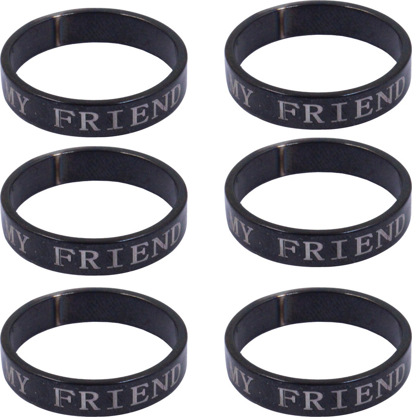 Jades Friendship Day Rings Set of 6 Silver Chain Ring Single Finger Price in India Buy Jades Friendship Day Rings Set of 6 Silver Chain Ring Single Finger Online