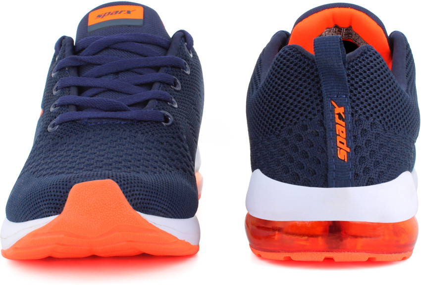 Sparx Men SM 632 Navy Blue Neon Orange Running Shoes For