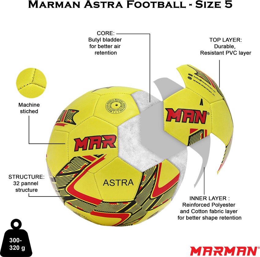 Marman Astra Football - Size: 5 - Buy Marman Astra Football - Size: 5 Online  at Best Prices in India - Sports & Fitness