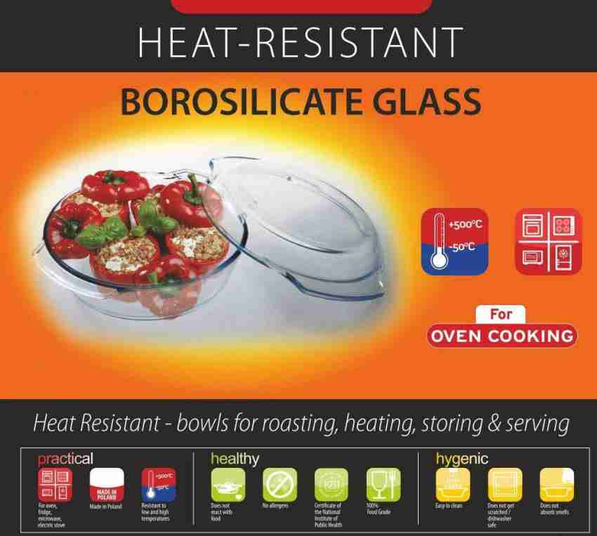 Microwave Oven Safe Heat Resistant Borosilicate Glass Food