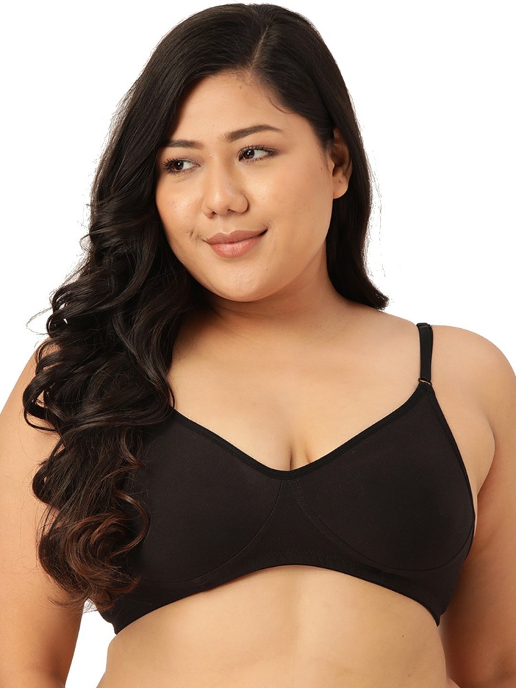Leading Lady The Dorothy - Wirefree Maternity to Nursing T-Shirt Bra in  Black, Size: 40DDD