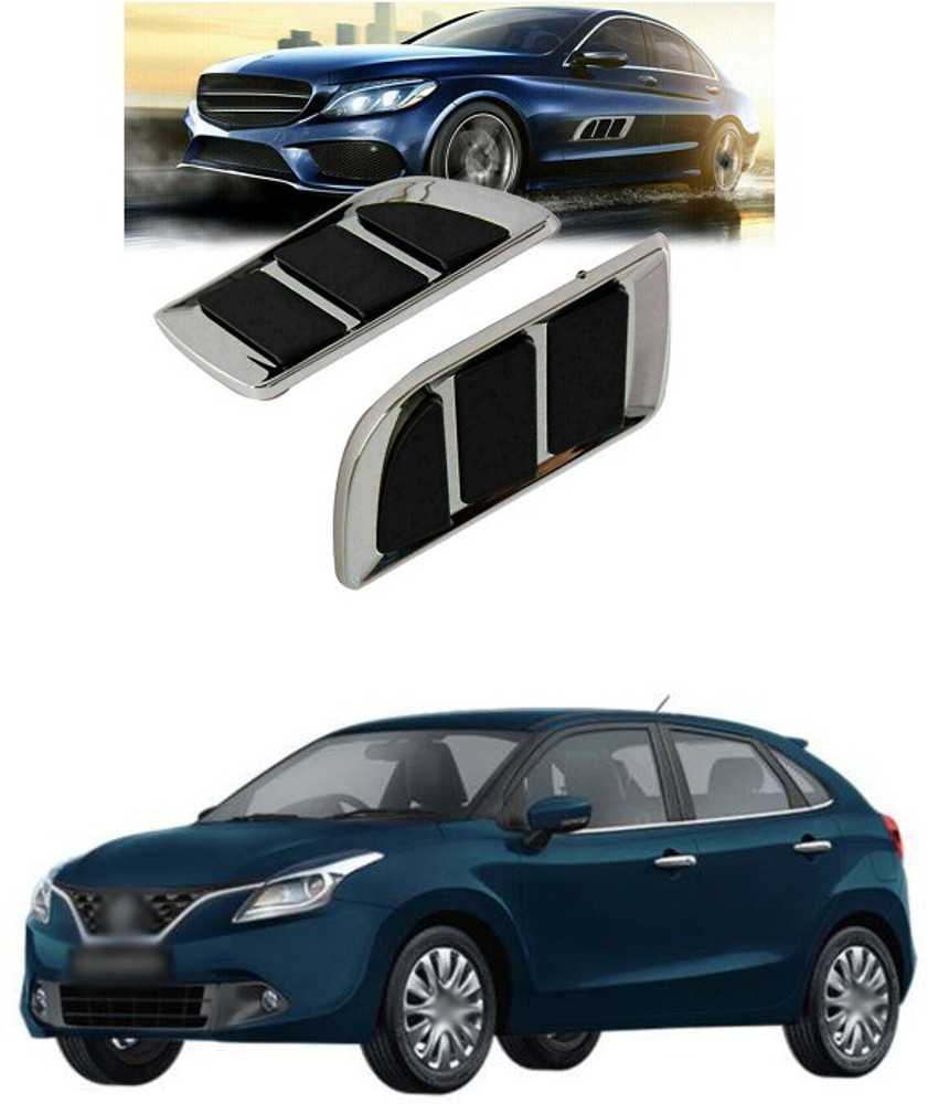 PRTEK Car Fender Side Vents ABS Fender Stickers Decorative Air