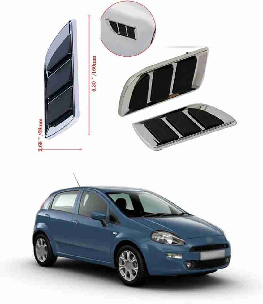 PRTEK Car Fender Side Vents ABS Fender Stickers Decorative Air