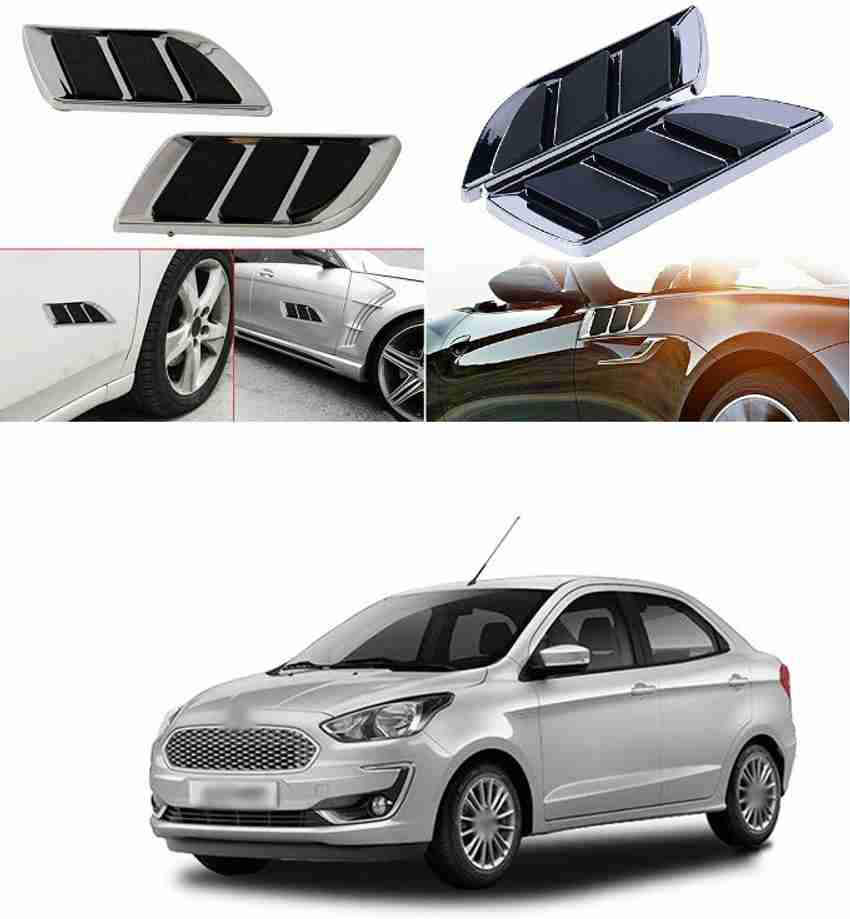 PRTEK Car Fender Side Vents ABS Fender Stickers Decorative Air