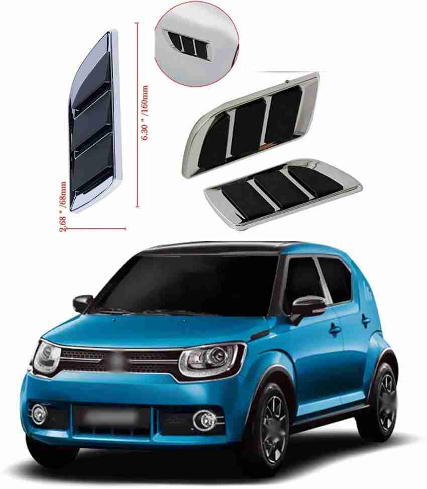 PRTEK Car Fender Side Vents ABS Fender Stickers Decorative Air