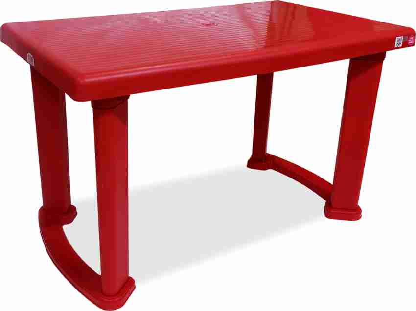 6 seater plastic dining table deals price