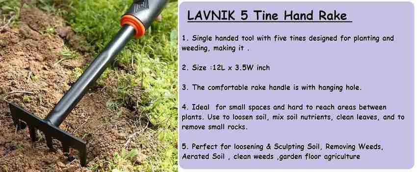 Uses of rake store in gardening