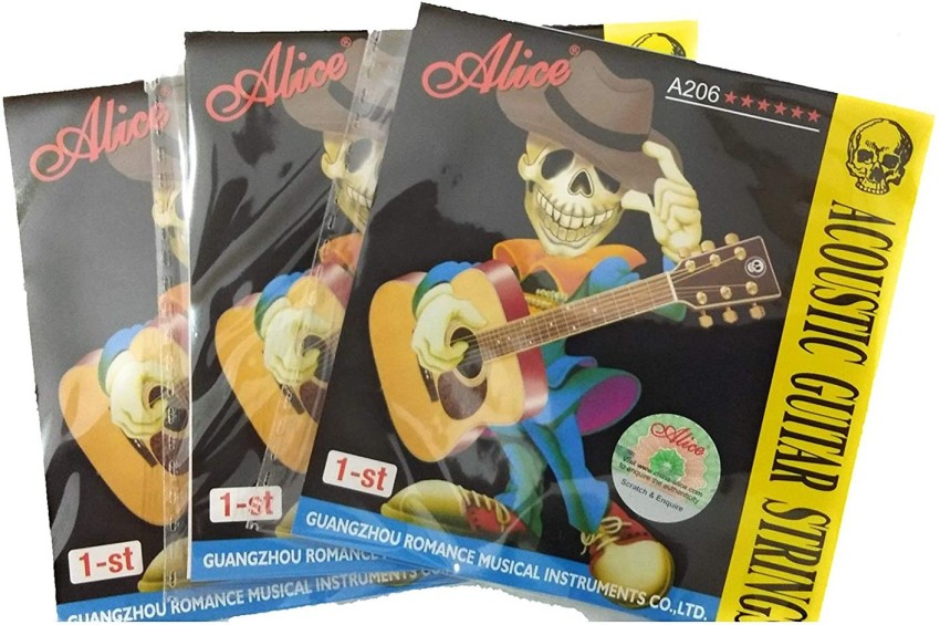 ALICE Acoustic E 1st 3 Guitar String Price in India Buy ALICE