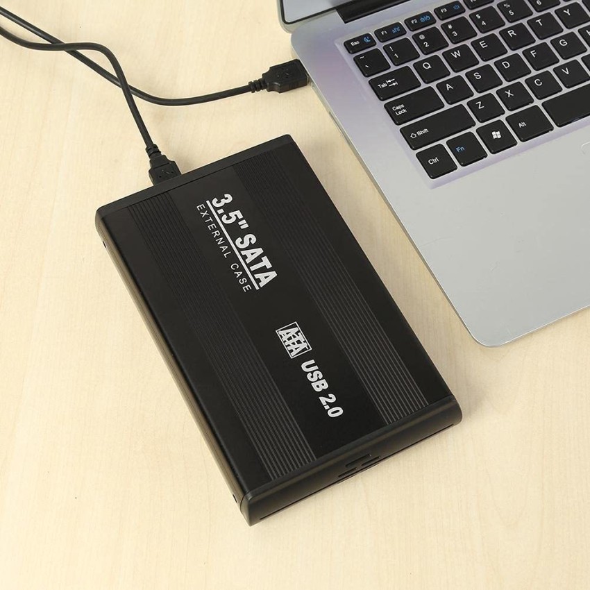 REC Trade External 3.5 inch hard Drive Enclosure USB 2.0 to SATA