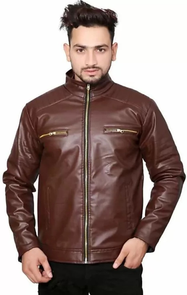 flipkart men's leather jackets