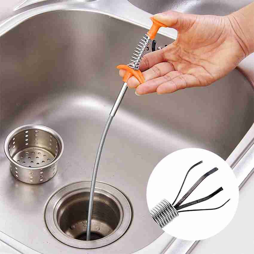 Drain Clog Remover, Drain Snake Hair Remover, Hair Snake Tool, Hair Catcher  Drain, Auger Cleaner Tool For Sewer, Kitchen Sink Bathroom Tub Toilet  Clogged Drains, Relief Cleaning Tool - Temu