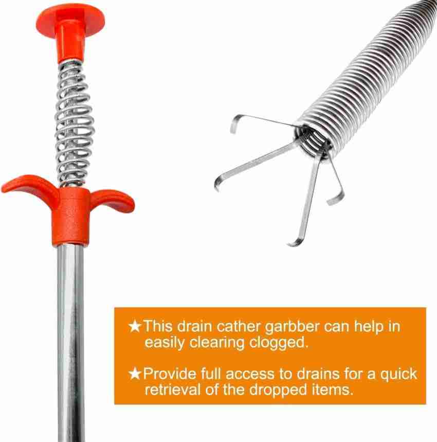 GOLKIPAR Flexible Grabber Pickup Tool with Retractable Claw, Cable Aid,  Hair Drain Clog Remover, Kitchen Sink Sewer Cleaning Hook, Bathroom Toilet  Pickup Tool Kitchen Plunger Price in India - Buy GOLKIPAR Flexible