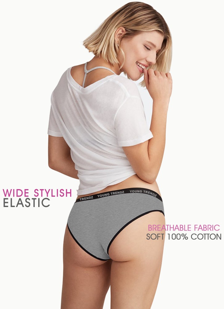 Young Trendz Women's Hipster | Plus Size Hipster for Women |XL 2XL 3XL 4XL  Panty for Women Plus Size Cotton Hipster for Women Innerwear