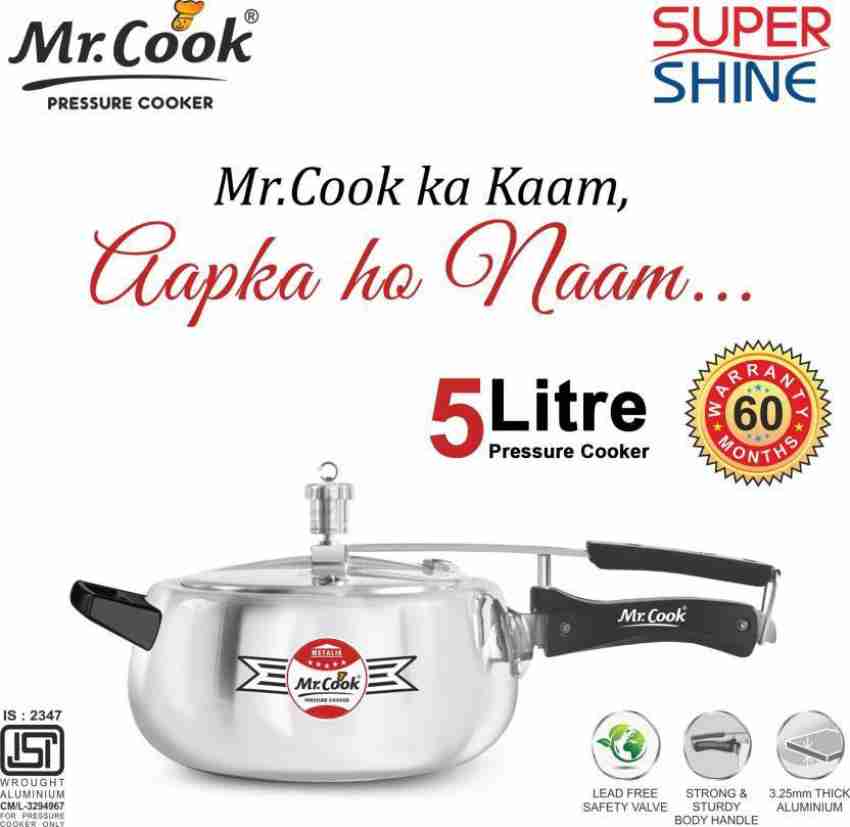 Mr.Cook by United Super 5 L Pressure Cooker Price in India Buy