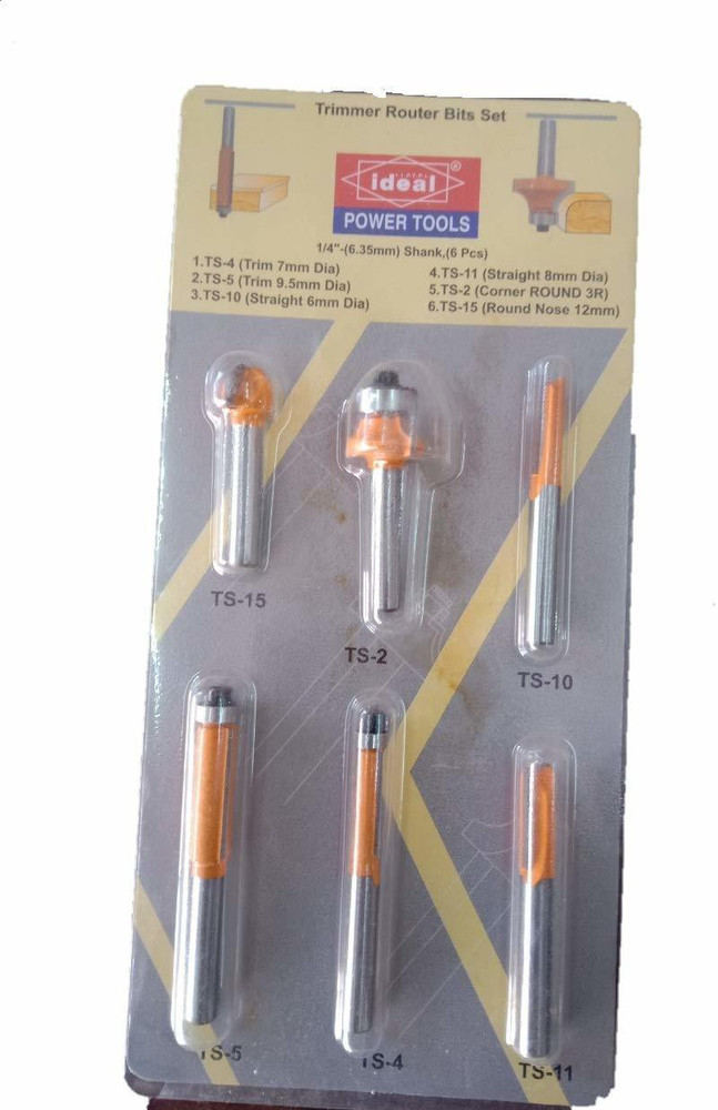 Trimmer shop bit set