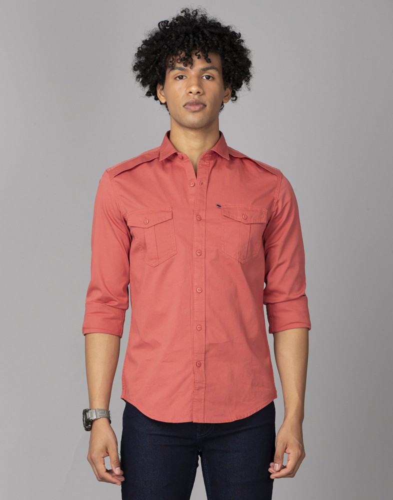Buy Slim Fit Solid Collar Casual Shirt Maroon Peach and Sky Blue Combo of 3  Cotton for Best Price, Reviews, Free Shipping