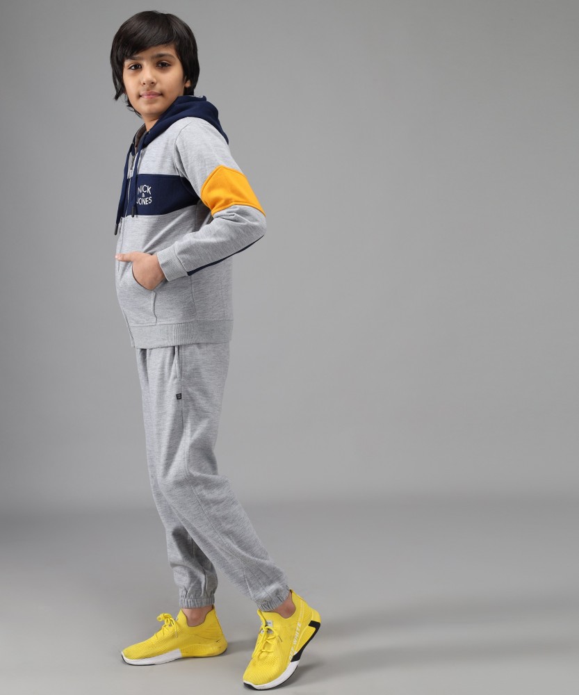NICK AND JONES Colorblock Boys & Girls Track Suit - Buy NICK AND