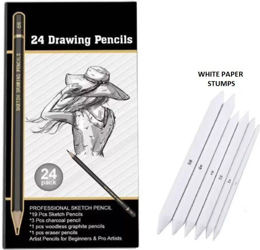 Painting Tool 6H-12B Professinal Sketch Art Drawing Pencil