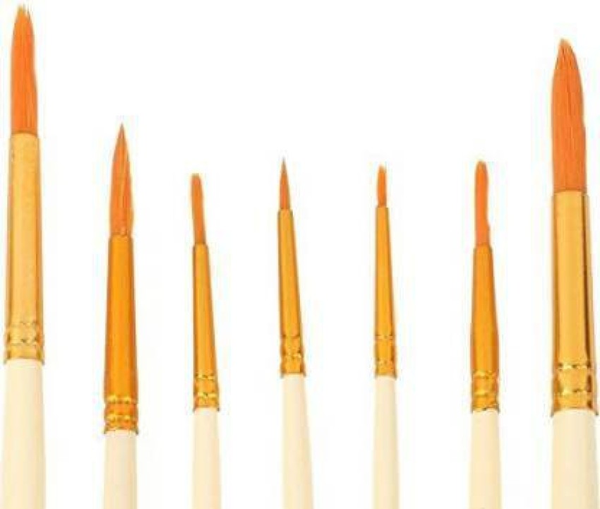 Paint Brushes, 10Pc, Paint Brushes for Acrylic Painting, Art Brushes,  Drawing and Art Supplies, Paint Brush, Acrylic Paint Brushes, Paint Brushes  for Kids, Paint Brush Set, Watercolor Brushes
