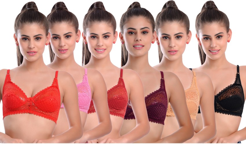 Women's Smooth Cup Non Padded-Non Foam Lace Design Net Bra - :  The Ultimate Destination for Women's Undergarments & Leading Women's  Clothing Brand in Bangladesh Online Shopping With Home Delivery