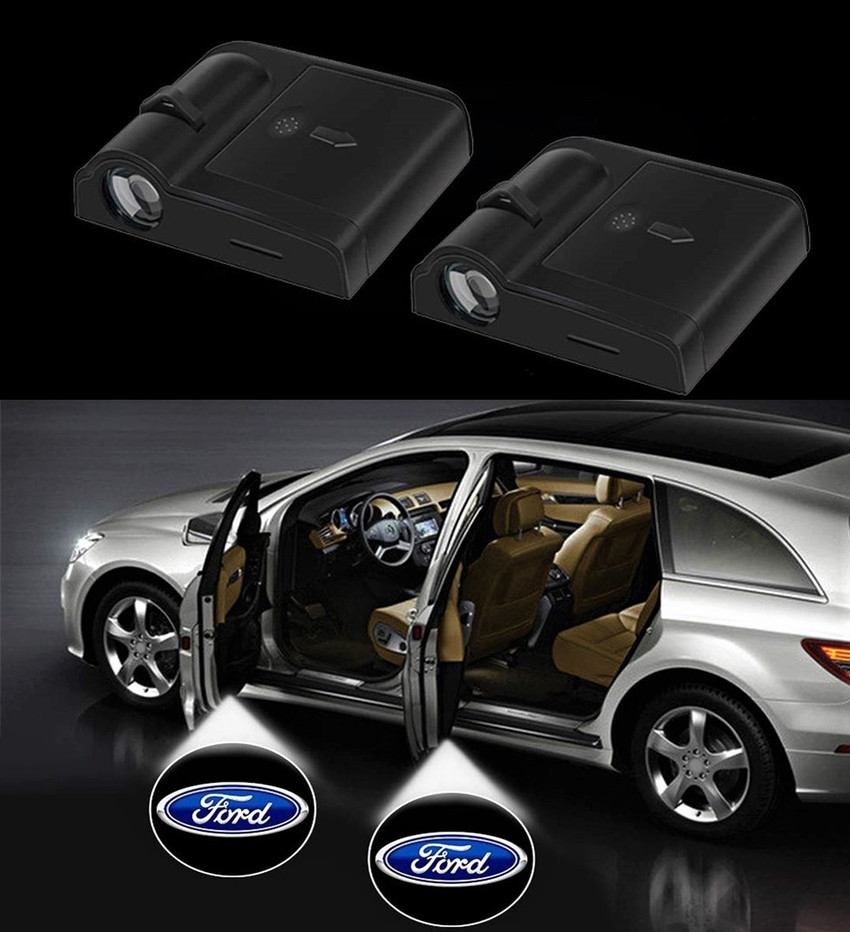 EliteAuto Premium Wireless Ford Logo Shadow Door Light Ghost