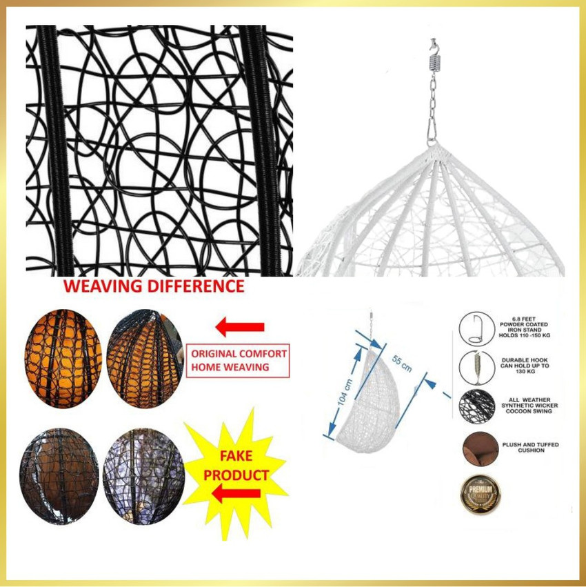 Mosaic hanging swing chair sales