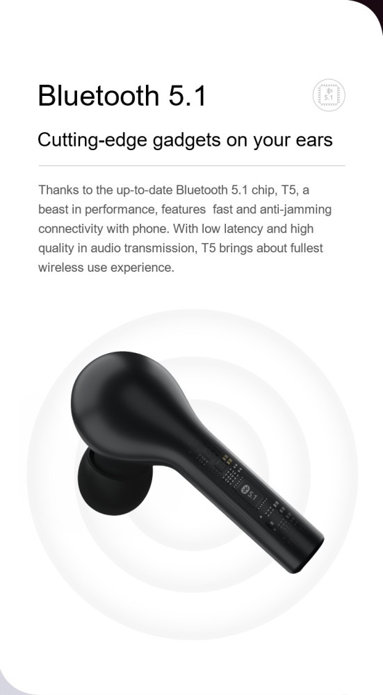 T5 best sale bluetooth earphone