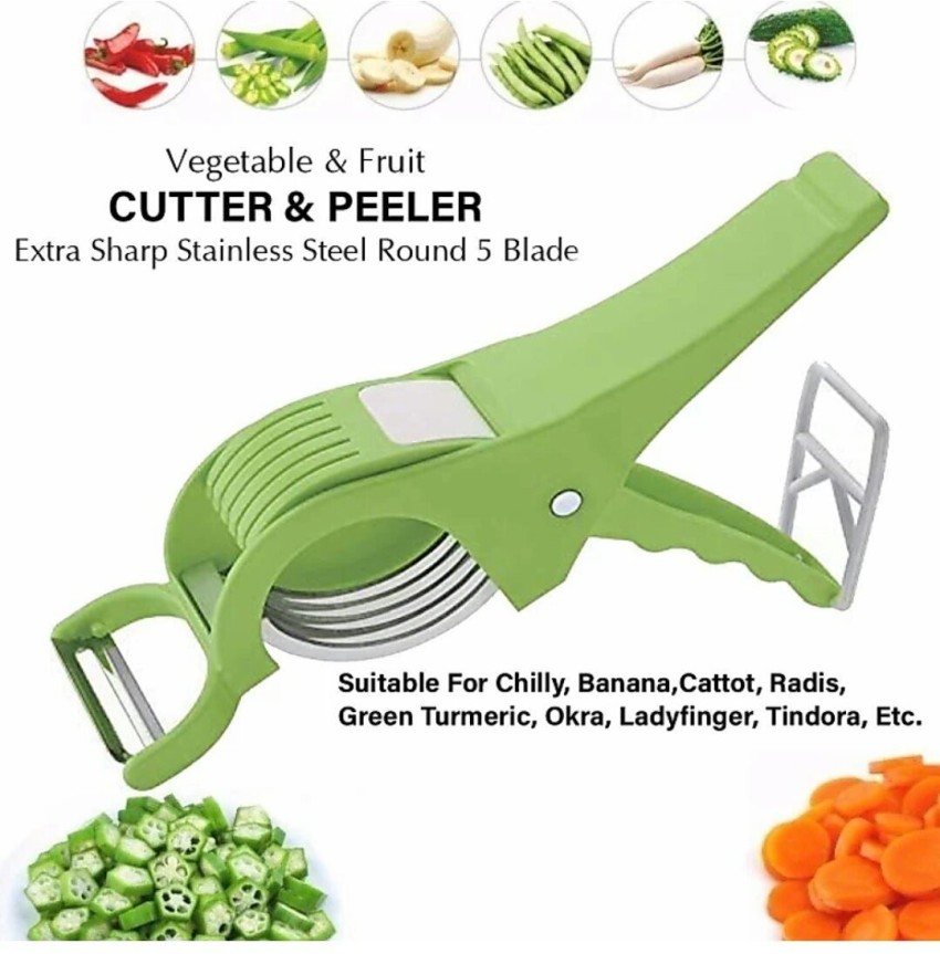 Multicolor Plastic Veg. Slicer Piller, For Kitchen