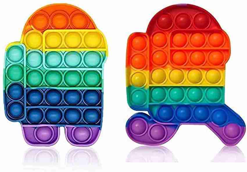 VIBOTON Pop it Fidget Toys Kids Toys Push Fidget Sensory Rainbow