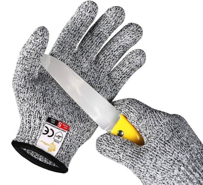 Arumart Kitchen Knife Blade Proof Safety Protection Cut Resistant Gloves  Level 5 Anti Cut Gloves Synthetic Safety Gloves Pack of 1 Pair Synthetic Safety  Gloves Price in India - Buy Arumart Kitchen