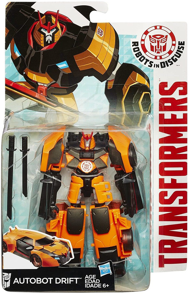Hasbro TRANSFORMER ROBOTS IN DISGUISE AUTOBOT DRIFT ACTION FIGURE