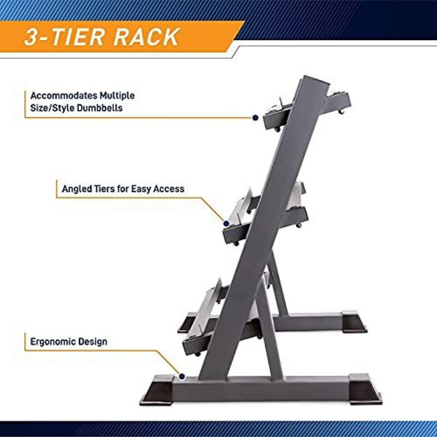 Lifeline 3-tier Dumbbell Rack