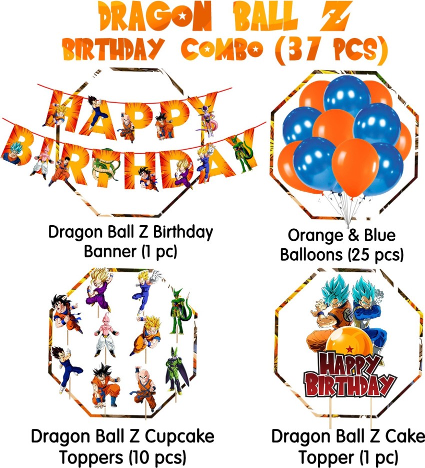Anime One Piece Birthday Party Decorations Balloon Banner Cake Toppers Set