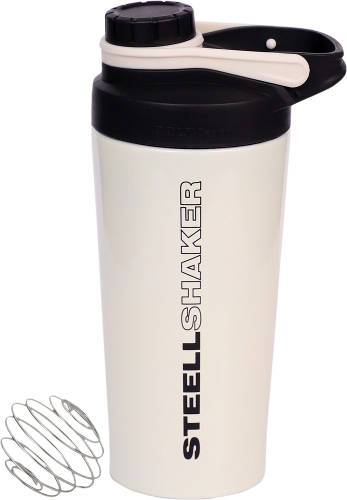 Nutrabay Silver Steel Shaker Bottle 750ml