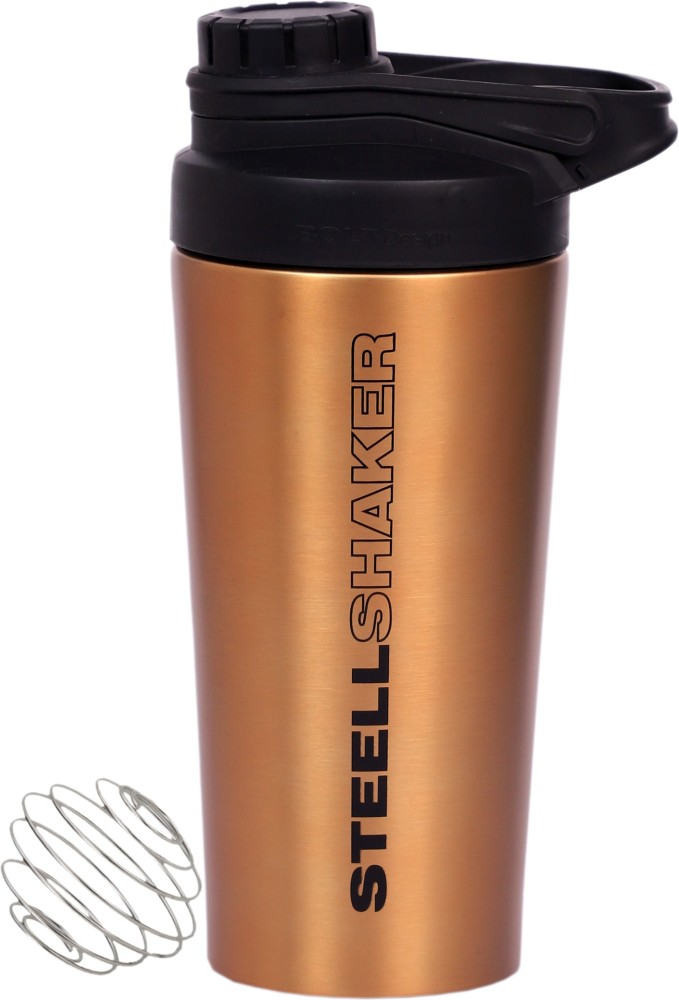 Signoraware Charger Shaker Bottle Stainless Steel, Set of 1, 500 ml, Silver