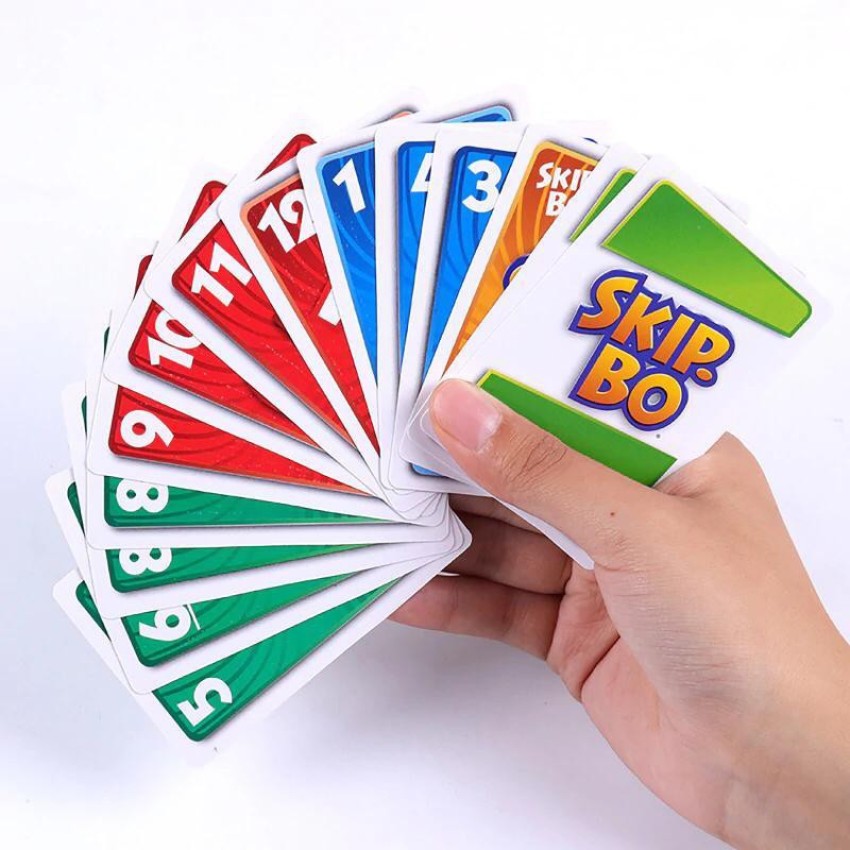Cheap Skip-Bo SKIP BO Card Game 162 Cards Family Party Games Toy