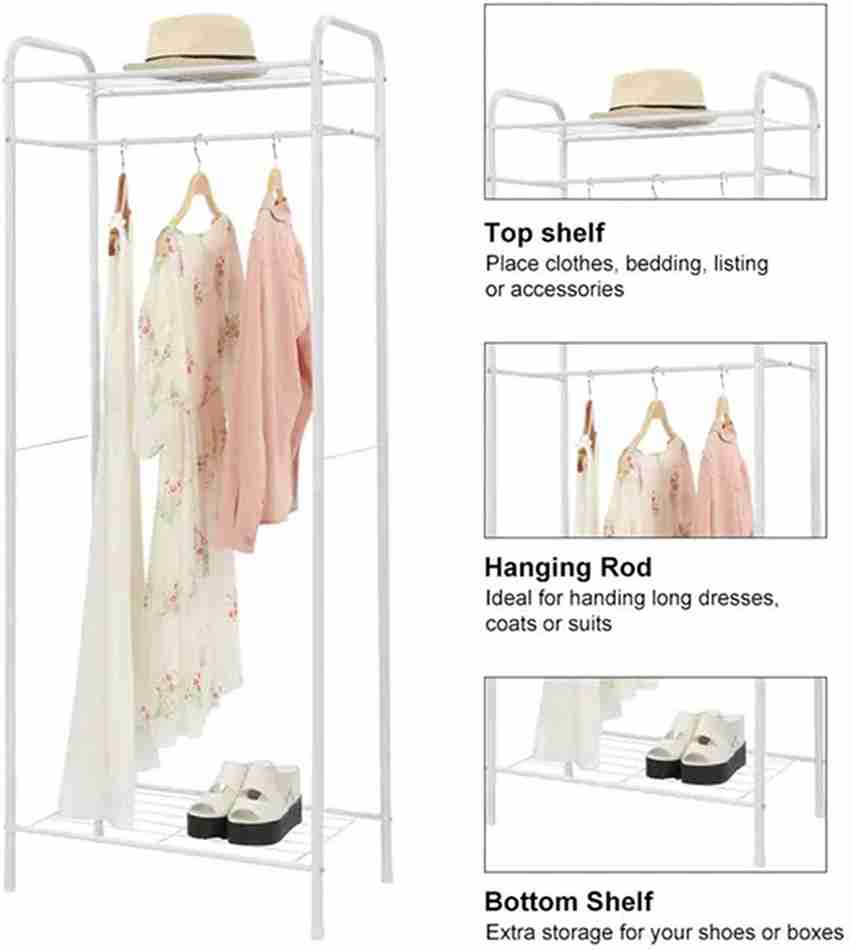 lukzer Steel Floor Cloth Dryer Stand 1PC Multipurpose Cloth Rack
