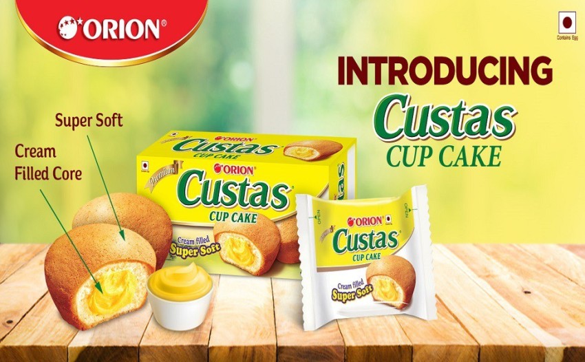 Orion Custard Soft Cake - The Snacks Box: Online Asian Grocery Store in  Canada